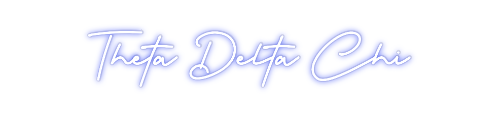 Custom Neon: Theta Delta Chi