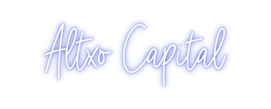 Custom Neon: Altxo Capital