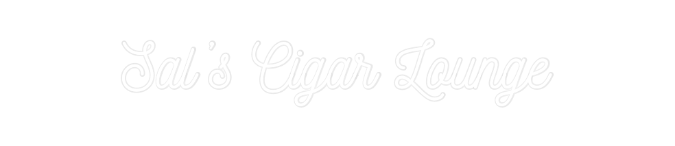 Custom Neon: Sal’s Cigar L...