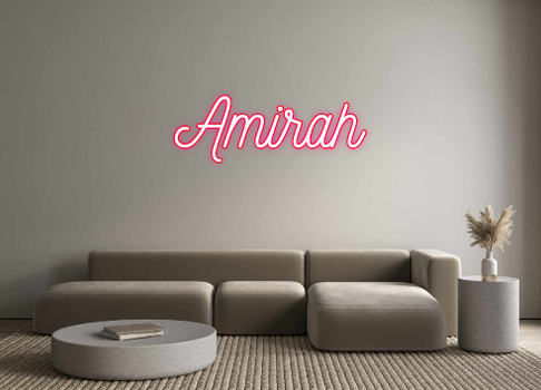 Custom Neon: Amirah