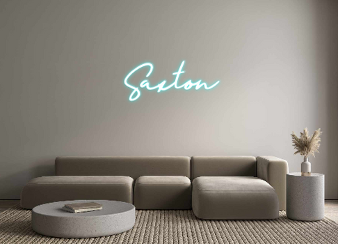 Custom Neon: Saxton