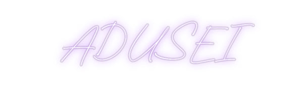 Custom Neon: ADUSEI
