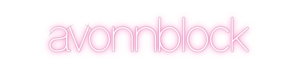 Custom Neon: avonnblock