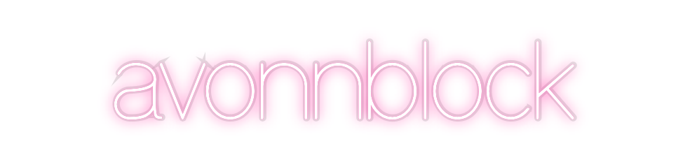 Custom Neon: avonnblock