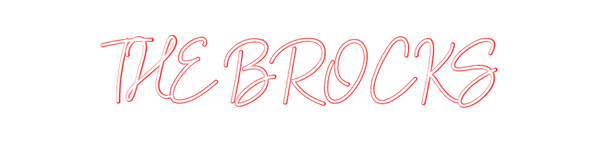 Custom Neon: THE BROCKS