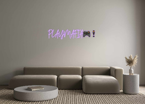Custom Neon: PLAYMAFIA🎮🕴️