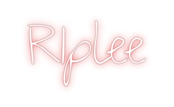 Custom Neon: R1plee