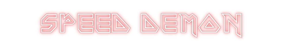 Custom Neon: Speed Demon