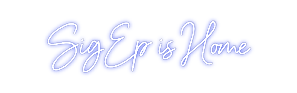 Custom Neon: SigEp is Home