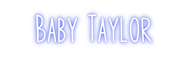 Custom Neon: Baby Taylor
