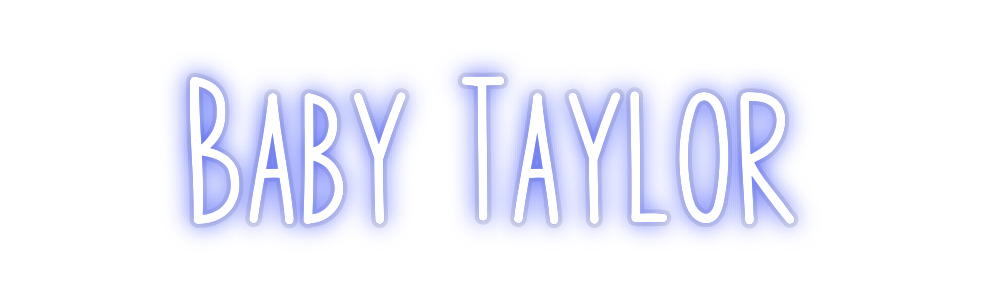 Custom Neon: Baby Taylor