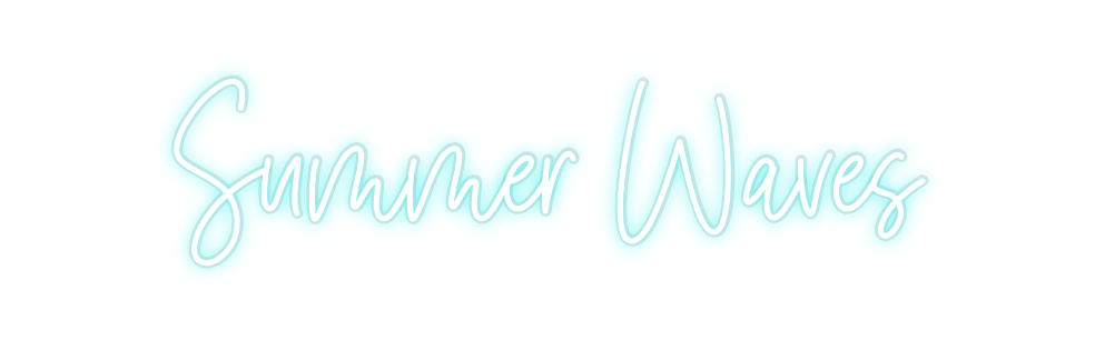 Custom Neon: Summer Waves