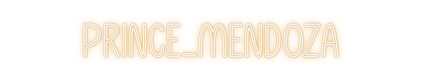Custom Neon: Prince_Mendoza