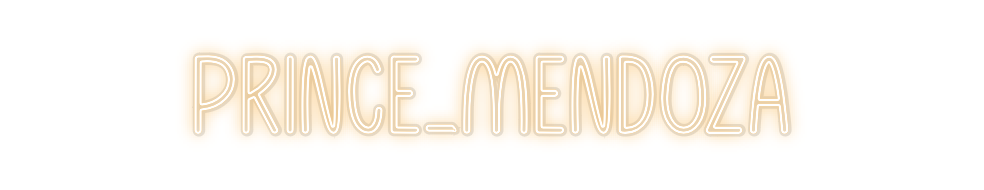 Custom Neon: Prince_Mendoza
