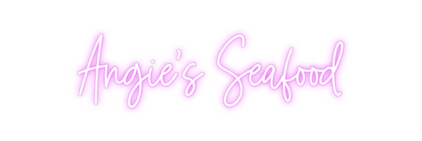 Custom Neon: Angie’s Seafood