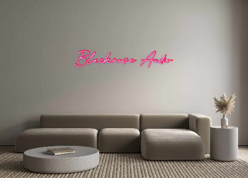 Custom Neon: Blackrose Audio