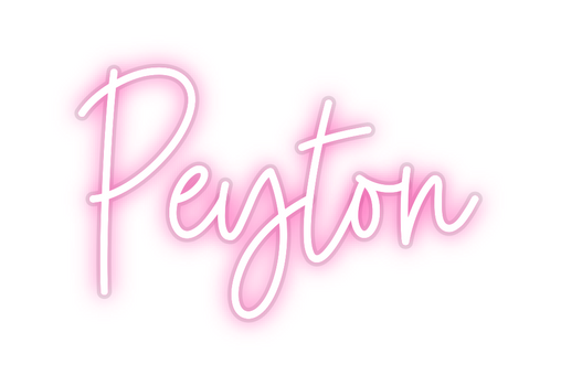 Custom Neon: Peyton
