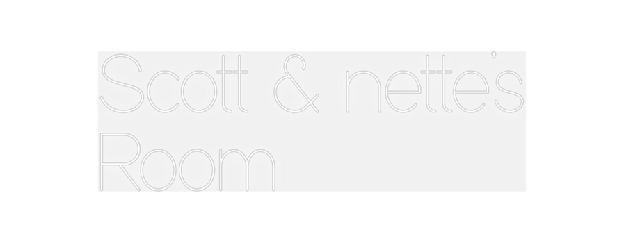 Custom Neon: Scott & nette...