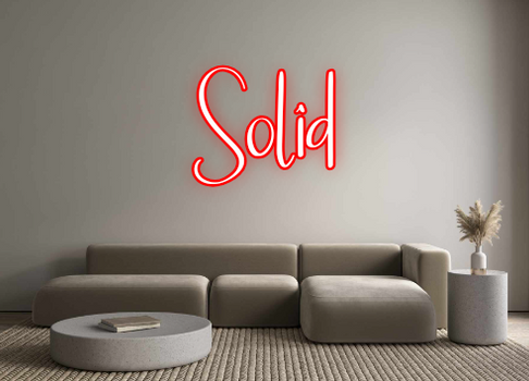 Custom Neon: Solid