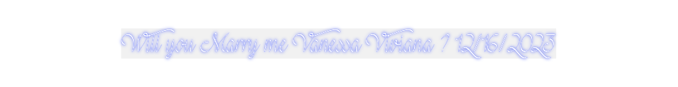 Custom Neon: Will you Marr...