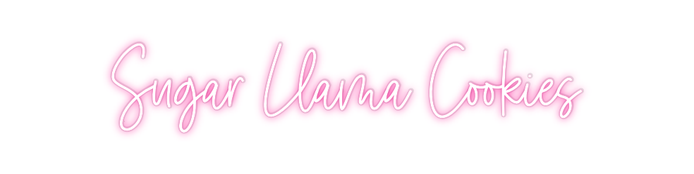Custom Neon: Sugar Llama C...