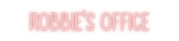 Custom Neon: Robbie’s Office