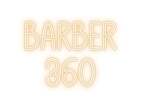 Custom Neon: Barber 
360