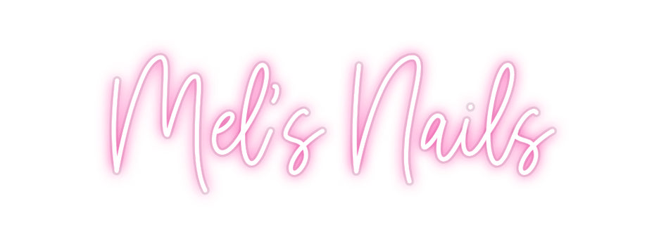 Custom Neon: Mel's Nails