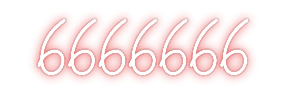 Custom Neon: 6666666
