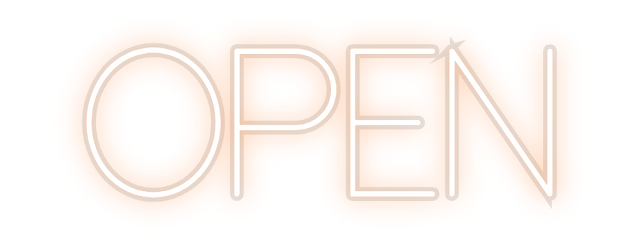 Custom Neon: OPEN