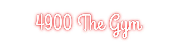 Custom Neon: 4900 The Gym