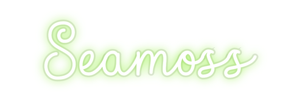 Custom Neon: Seamoss