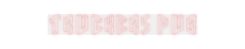 Custom Neon: TRUCKERS PUB