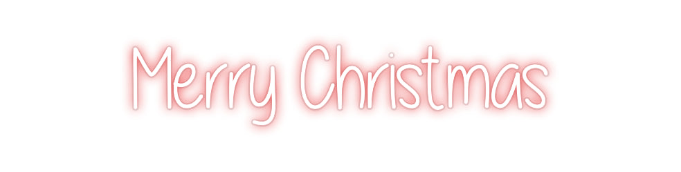 Custom Neon: Merry Christmas