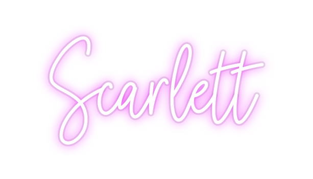 Custom Neon: Scarlett