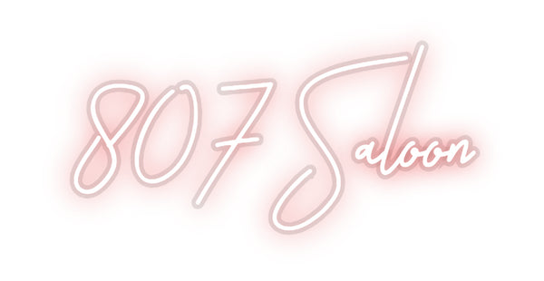 Custom Neon: 807 Saloon