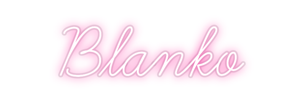 Custom Neon: Blanko