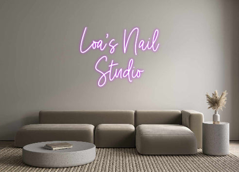 Custom Neon: Loa’s Nail 
...