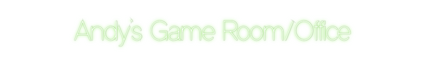 Custom Neon: Andy’s Game R...