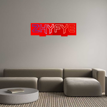 Custom Neon: Zhyfye