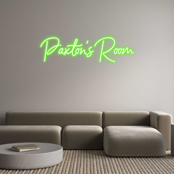 Custom Neon: Paxton’s Room