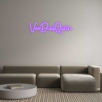 Custom Neon: VooDuuQueen
