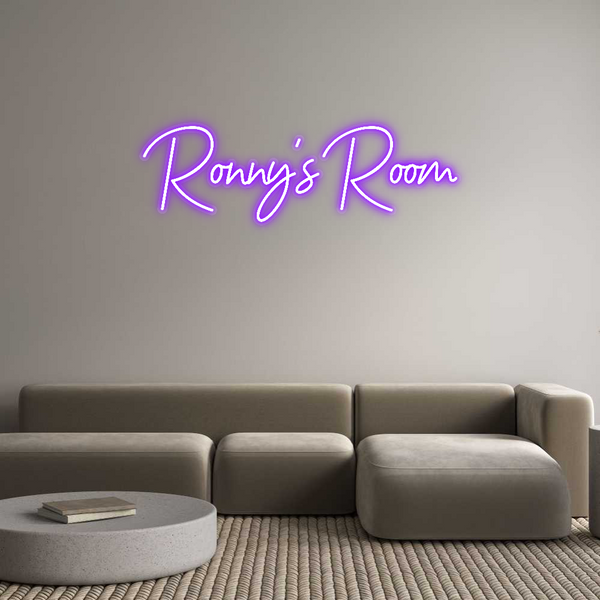 Custom Neon: Ronny’s Room