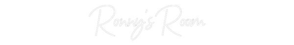 Custom Neon: Ronny’s Room