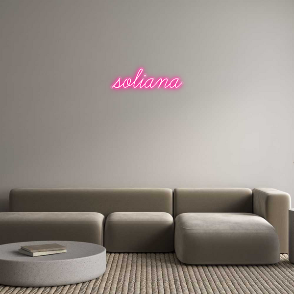 Custom Neon: soliana
