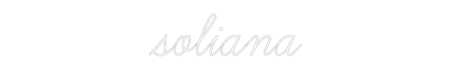 Custom Neon: soliana