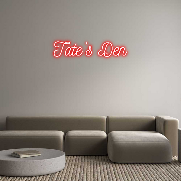 Custom Neon: Tate’s Den