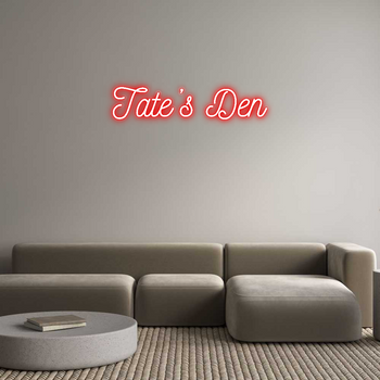 Custom Neon: Tate’s Den