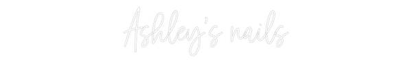 Custom Neon: Ashley’s nails