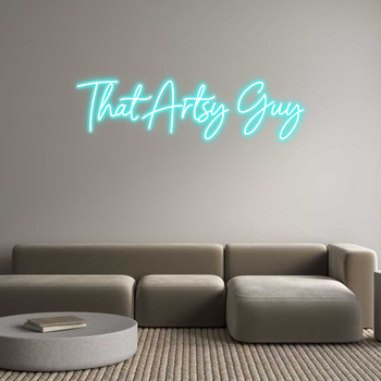 Custom Neon: That Artsy Guy